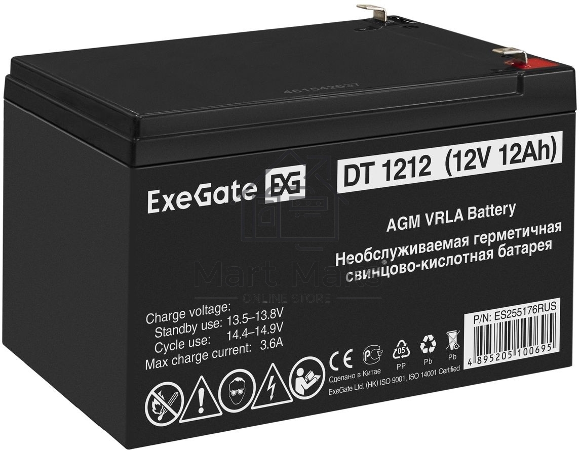 Батарея Exegate Special DT 1212/EXS12120 (12V 12Ah) клеммы F1