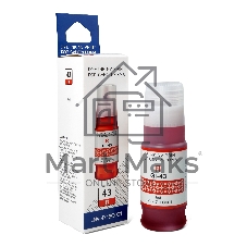 Чернила NVPrint GI-43 R (NV-4716C001) для Canon Pixma G540, G640 (70 мл) Red (в коробке) совместимые