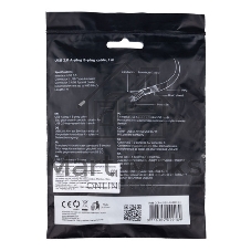 Кабель USB2.0 Pro Cablexpert CCP-mUSB2-AMBM-1M, AM/microBM 5P, 1м, экран, черный, пакет