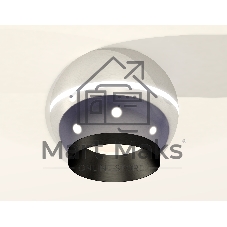 Светильник Ambrella Light XS1104001 PSL/PBK серебро полированное/черный полированный MR16 GU5.3 LED 3W 4200K (C1104, N7031)
