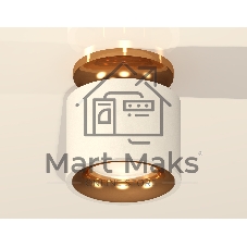 Светильник Ambrella Light XS7510121 SWH/PYG белый песок/золото желтое полированное MR16 GU5.3 (N7929, C7510, N7014)