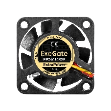 Вентилятор корпусной ExeGate ExtraPower EP04010B3P, 40x40 мм, 7800 об/мин, 38 дБ, 3 pin, без подсветки