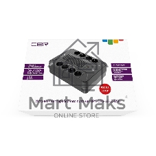 Источник бесперебойного питания CBR UPS-OFB-101E-850 / 850ВА / 510Вт / 8xCEE 7 (евророзетка)