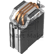 Кулер для процессора DEEPCOOL AG300 LED, 92 мм, алюминий/медь, 3050 об/мин, 30.5 дБ, 4 pin, 150 Вт, 129 мм