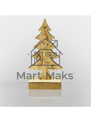 Деревянная фигурка Neon-night с подсветкой 