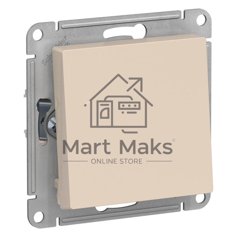 Механизм переключателя 1-кл. ATLAS DESIGN (сх.6) 10АХ беж. SchE ATN000261