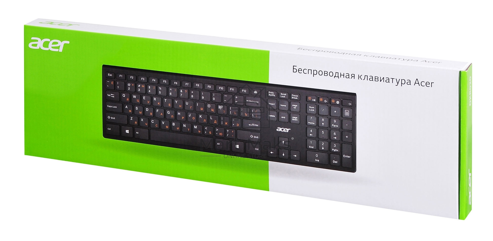 Клавиатура Acer OKR020 беспроводная, USB, Радиоканал, черный