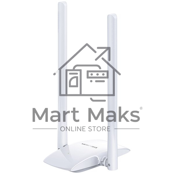Сетевой адаптер WiFi Mercusys MW300UH USB 2.0 (ант.внеш.несъем.) 2ант.