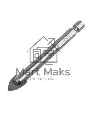 Сверло по керамической плитке и стеклу Matrix, 10 мм, 6-гр хвостовик