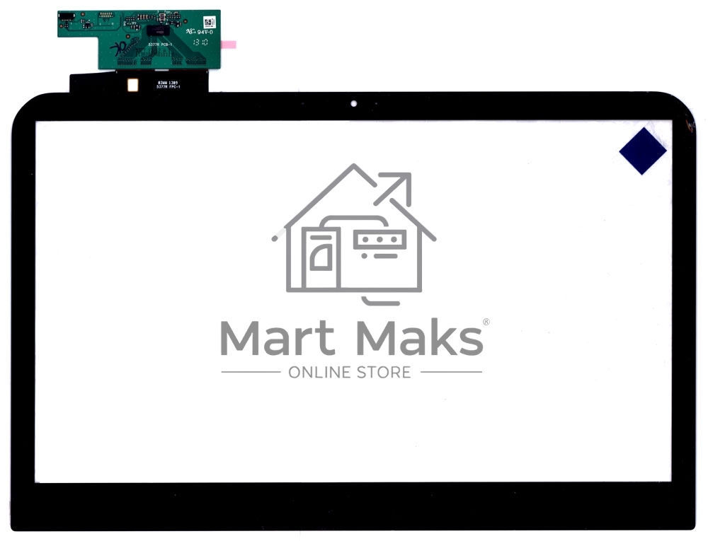 Сенсорное стекло (тачскрин) для Dell 5377R PCB-1 черный