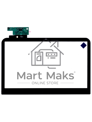 Сенсорное стекло (тачскрин) для Dell 5377R PCB-1 черный