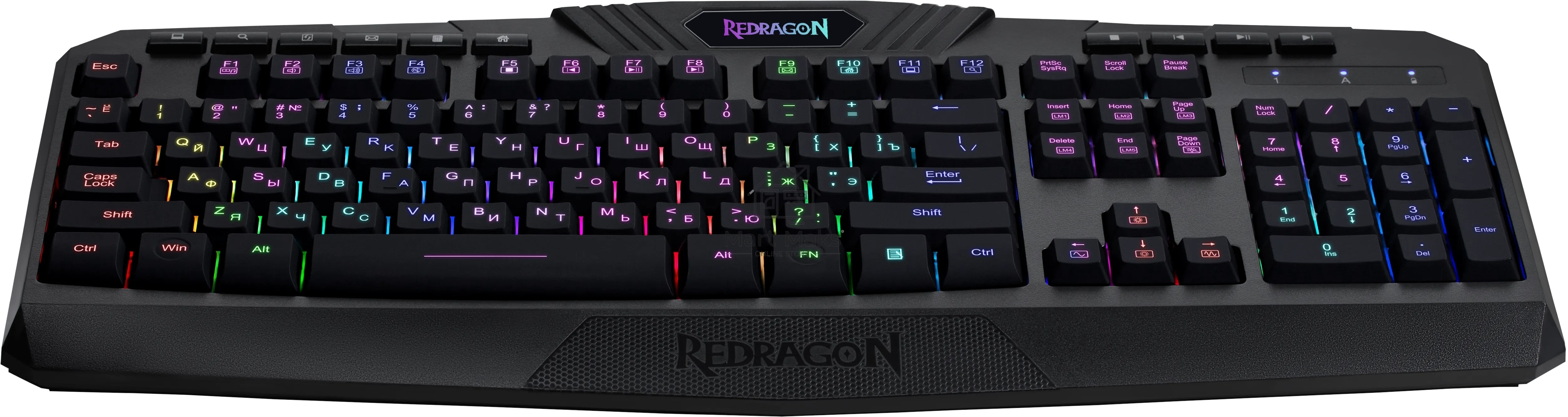 Клавиатура Redragon Harpe Wireless (78121) беспроводная, USB, Радиоканал, черный