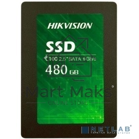 Накопитель SSD Hikvision C100 [HS-SSD-C100/480G], 480Gb, SATA III, 2.5