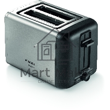 Тостер Bosch TAT3P420 нержавеющая сталь, 970 Вт, 2 слота