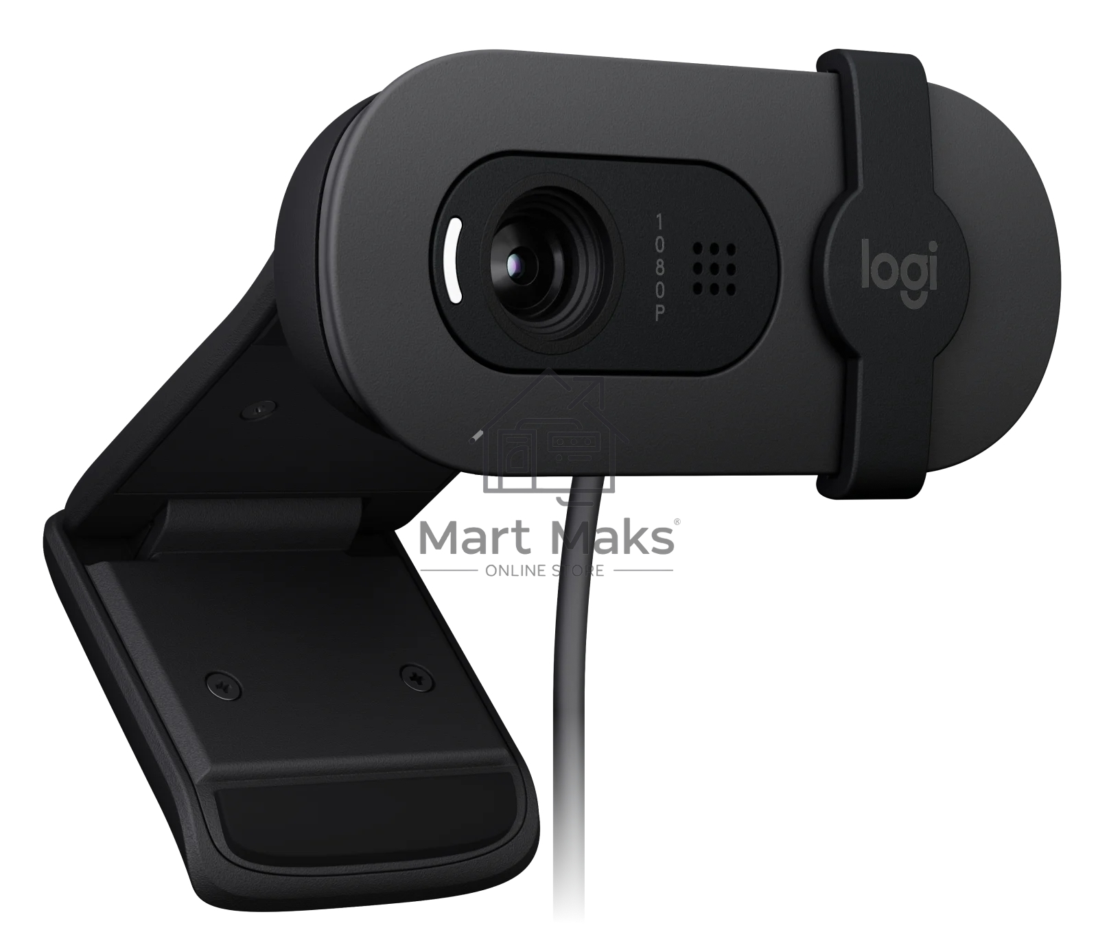 Веб-камера Logitech Webcam Brio 100, 1920x1080, GRAPHITE, защитная шторка, 960-001585