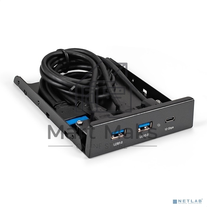 Планка USB на переднюю панель ExeGate U3H-616, 3,5