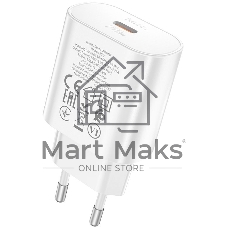 Сетевое зарядное устройство Hoco N22 25W (PD+QC+AFC) USB Type-C универсальное белый
