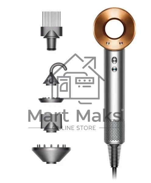 Фен Dyson Supersonic HD07 Bright Nickel/Bright Copper 1600Вт никель/медный