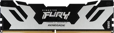 Оперативная память Kingston Fury Renegade, DDR5, 16GB (1x16GB), 8000MHz, CL38, DIMM, с радиаторами, серебристый/черный