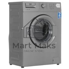 Стиральная машина Beko WRE 65P1 BSS серебристый, загрузка фронтальная 6 кг, 1000 об/мин., класс: А