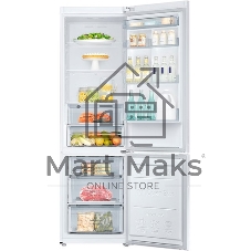 Холодильник Samsung RB37A5200WW/WT белый двухкамерный 269/98л морозилка снизу, No Frost