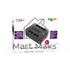 Источник бесперебойного питания CBR UPS-OFB-101E-850 / 850ВА / 510Вт / 8xCEE 7 (евророзетка)