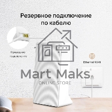 Wi-Fi роутер Mercusys MB130-4G AC1200 Двухдиапазонный 4G LTE