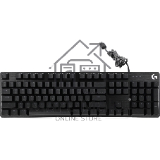 Клавиатура Logitech G412 SE проводная, USB Type-A, чёрный