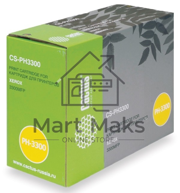 Картридж лазерный Cactus CS-PH3300 (106R01412) черный (8000 стр.) для Xerox Phaser 3300 MFP X