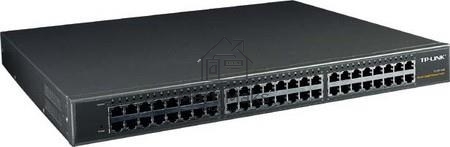 Сетевой коммутатор TP-Link SMB TL-SG1048 Коммутатор 48-port Gigabit Switch, 1U 19-inch rack-mountable steel case