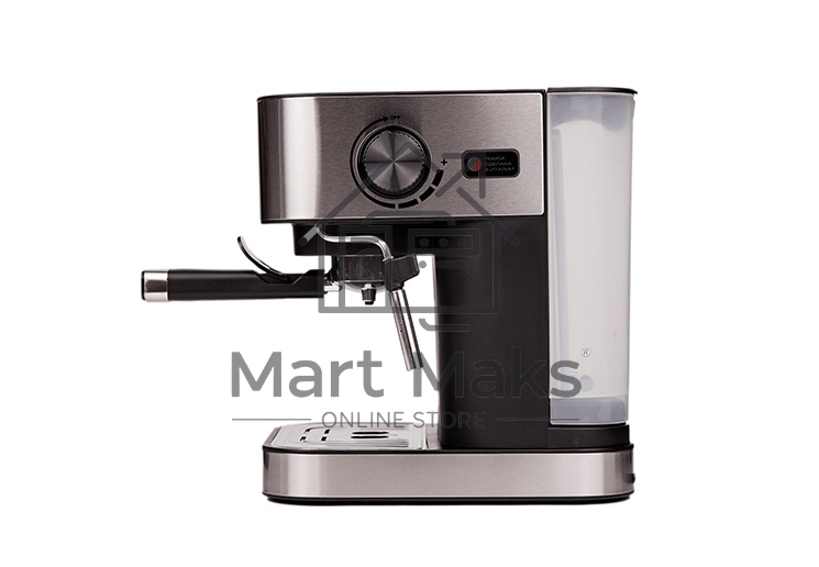 Кофеварка рожковая Centek CT-1164 серебристый, исп. кофе - молотый, 1.5 л, 1150 Вт, 15 Бар.