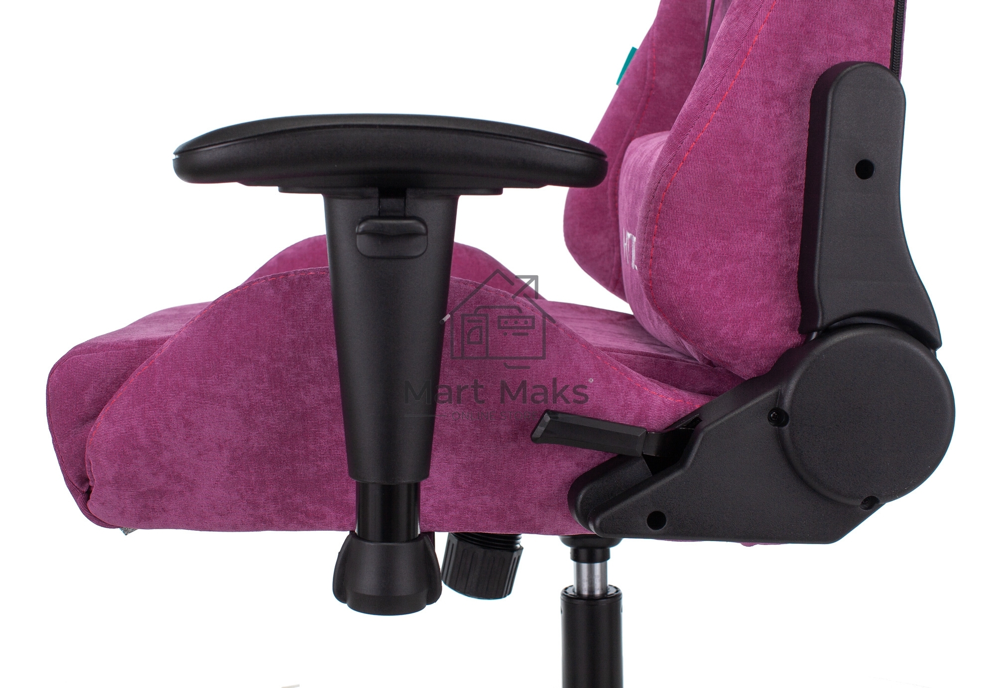 Кресло игровое Бюрократ VIKING KNIGHT LT15 FABRIC малиновый крестовина металл/пластик