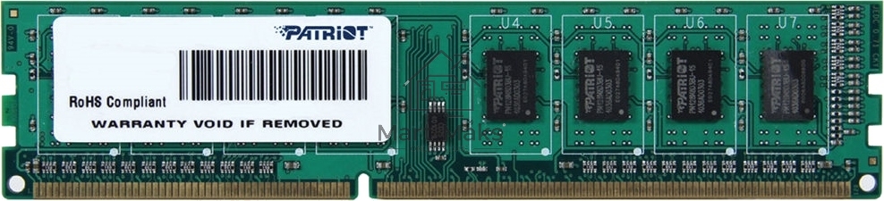 Оперативная память Patriot Signature, DDR3L, 4GB (1x4 GB), 1600 MHz, CL11, DIMM
