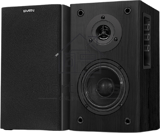 Колонки Sven SPS-614 2.0 (2x20W, Bluetooth, дерево, black)