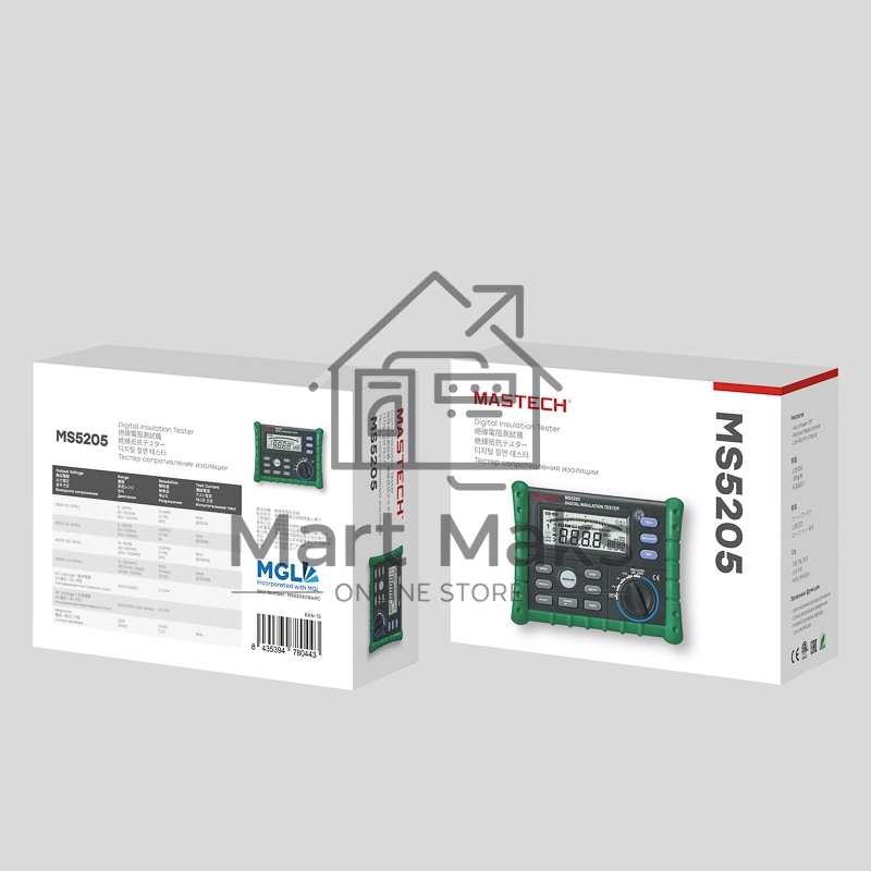 Измеритель сопротивления изоляции MS5203 MASTECH