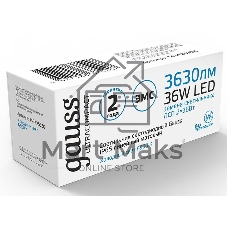 Светильник LED Gauss ДСП 36Вт 6500К IP65 линейный мат. (аналог ЛСП 2х36Вт)