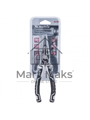 Длинногубцы прямые Matrix 205 мм, усиленная система, PRO