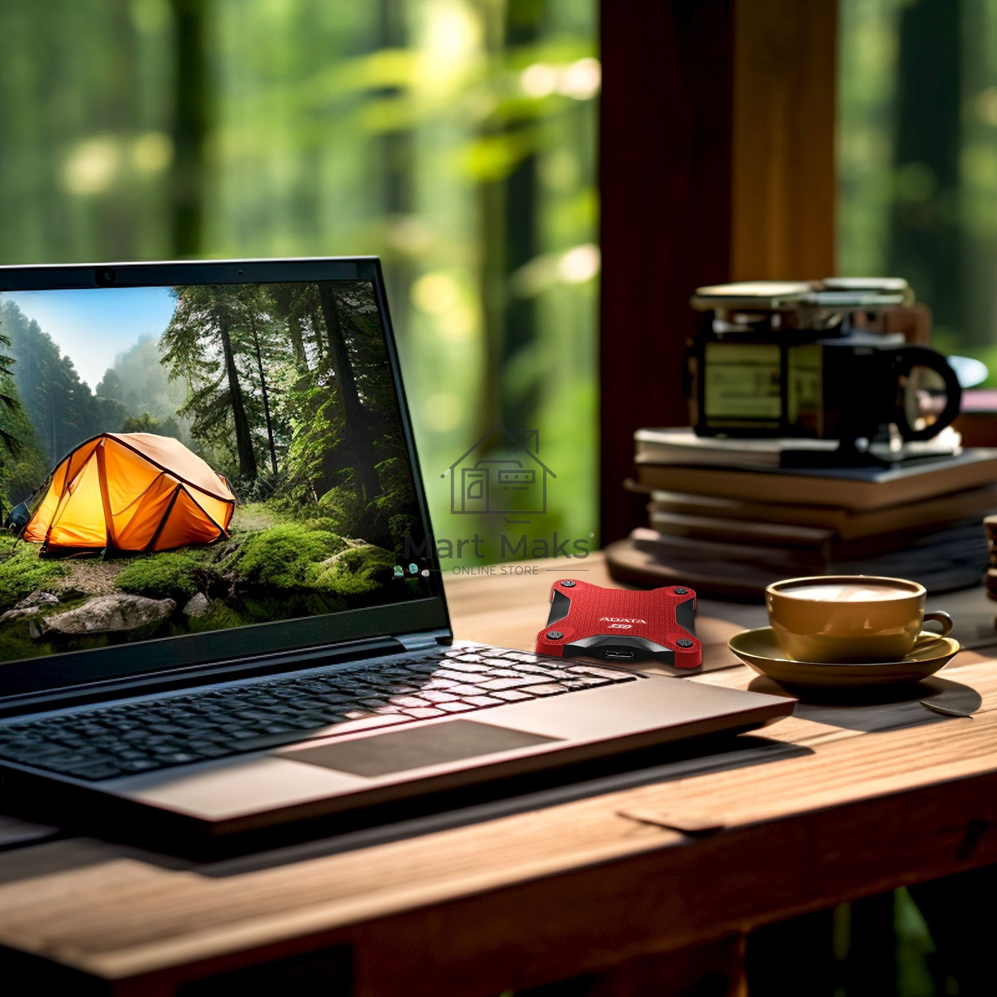 Внешний накопитель SSD 1TB A-DATA SD620, External, USB 3.2, [R/W -550/500 MB/s] красный