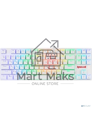 Клавиатура беспроводная Redragon Anubis беспроводная, USB, Bluetooth/Радиоканал, белый