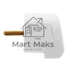 Вилка электрическая с заземл. Makel 16А 220В черный с кольцом