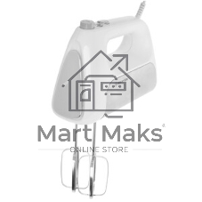 Миксер BRAYER BR1303, 500 Вт, корп.из нерж.стали, 5 режимов, 2 крюка, 2 венчика