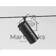 Трековый светильник GL2315 BK черный IP20 24W 3CCT 3000-6400K 48V D65*140