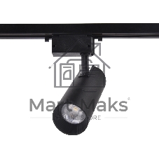 Трековый однофазный светодиодный светильник Ambrella light GL5860 BK черный LED 30W 4200K 24°