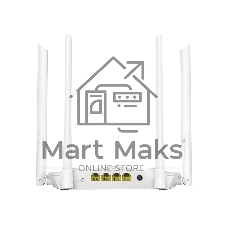 Маршрутизатор Tenda AC5 1200Mbps 11AC wave2Router, MU-MIMO,1Ghz CPU，4X5dbi Antennas, 1X100Mbps WAN, 3x100Mbps LAN,WiFi On/Off Switch,Universal Rep