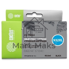 Картридж струйный Cactus CS-CN053 №932XL черный (40 мл) для HP OfficeJet 6600