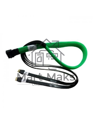 Кабель U.2 Enabler, HD (SFF8643) -to- Slimline (SFF8654), 1m, Used with systems that use the Slimline connector on the backplane (05-50063-00)