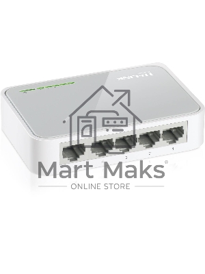 Коммутатор TP-Link SOHO TL-SF1005D Коммутатор 5-port 10/100M mini Desktop Switch, 5 10/100M RJ45 ports, Plastic case