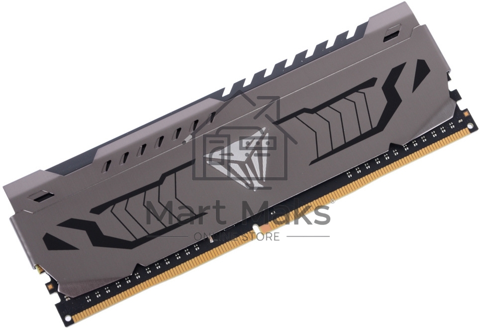 Оперативная память Patriot Viper Steel, DDR4, 8GB, 3200MHz, CL16, DIMM, с радиатором, черный