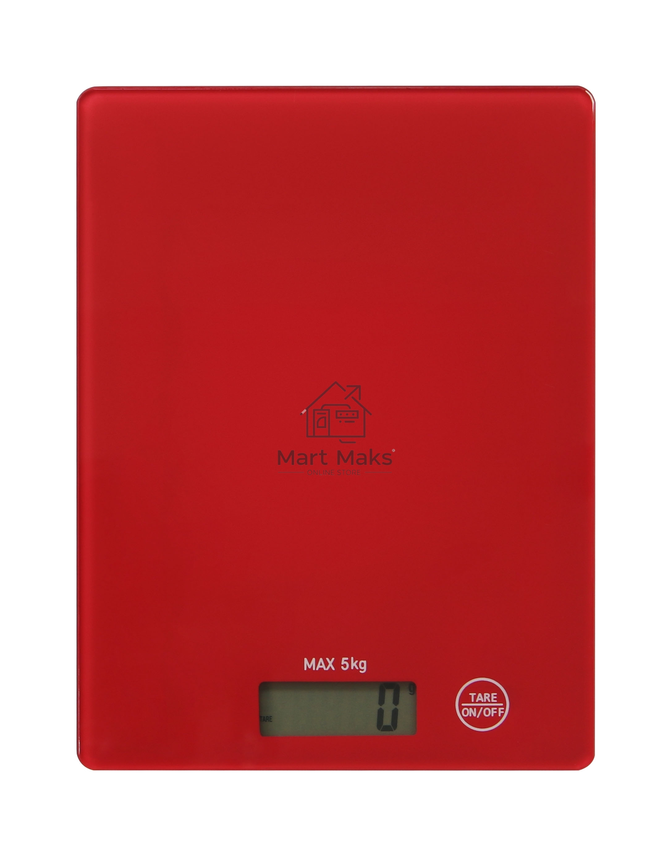 Кухонные весы Willmark WKS-511D (5кг., 385г, 203*153мм, цвета в ассортименте) (Красный)