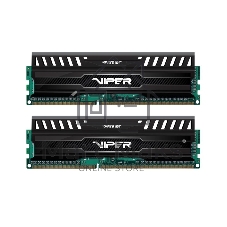 Оперативная память Patriot Viper 3, DDR3, 16GB (2x8 GB), 1600 MHz, CL10, DIMM, радиатор, черный